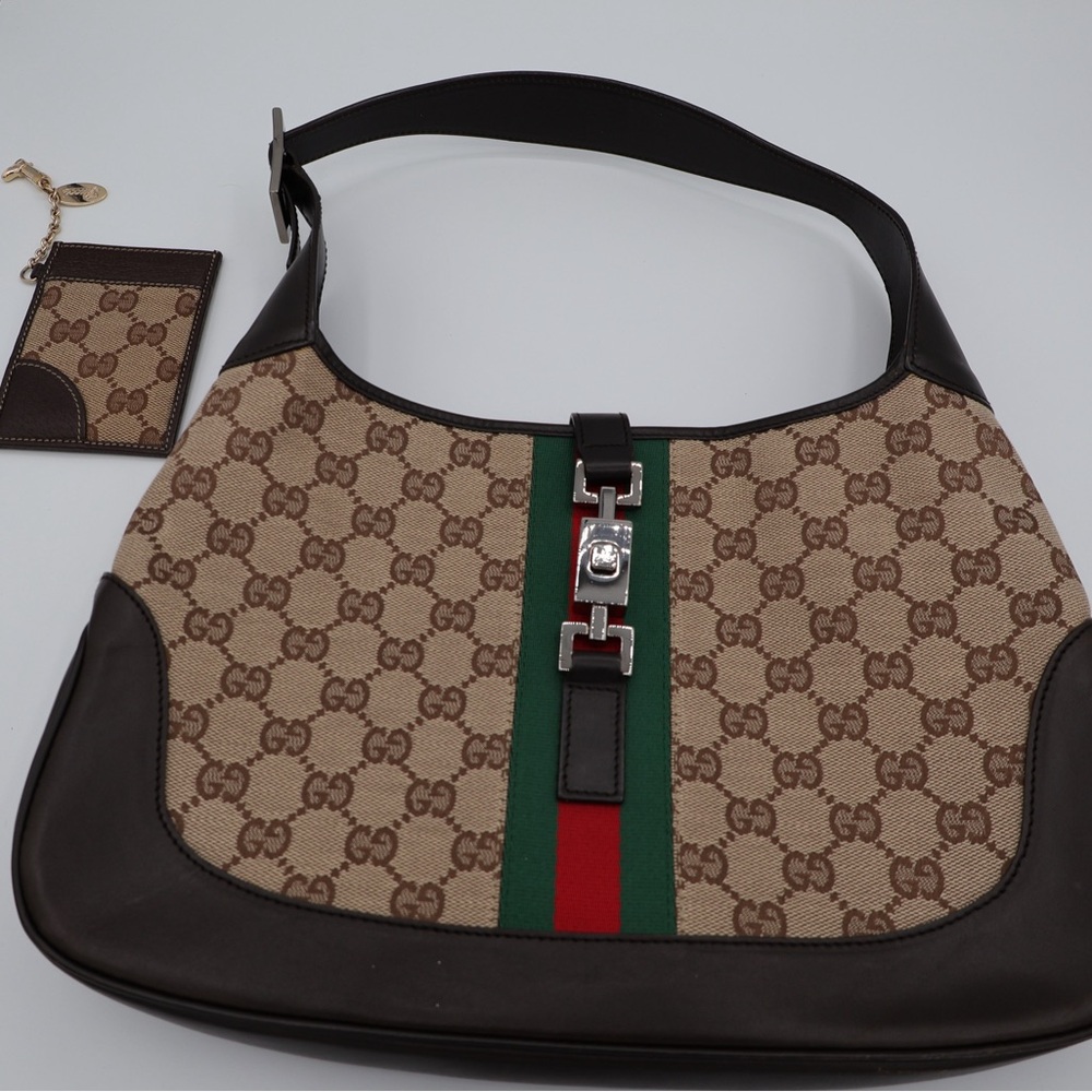 AUTHENTIC Gucci Jackie Shoulder Bag & Card Holder